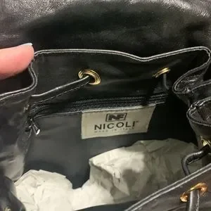 NICOLI | Bags | New Nicoli Leather Backpack Super Cute With  display picture 2